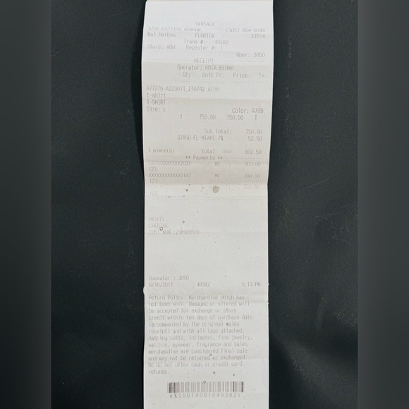 Authentic! Gianni Versace Medusa print T-shirt size L slim fit like new! - Picture 16 of 16